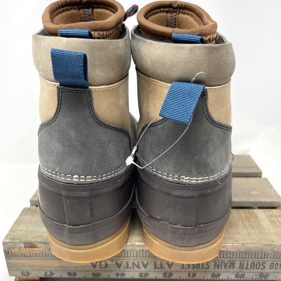 J. Crew Men's Nordic High Insulated Boots In Tan Size 12 New - Picture 8 of 11